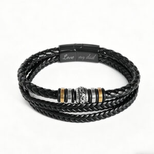 Hand-woven braided bracelet